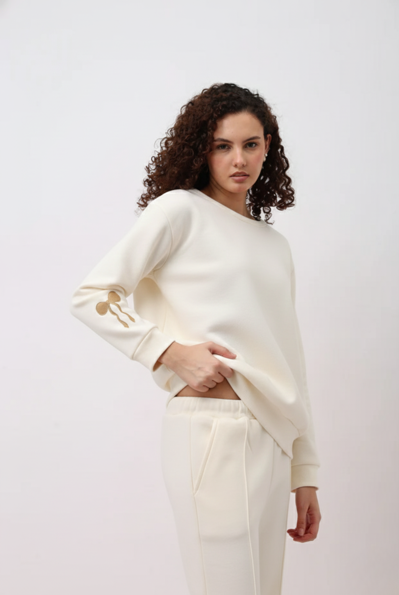 Solin Off White Sweatshirt