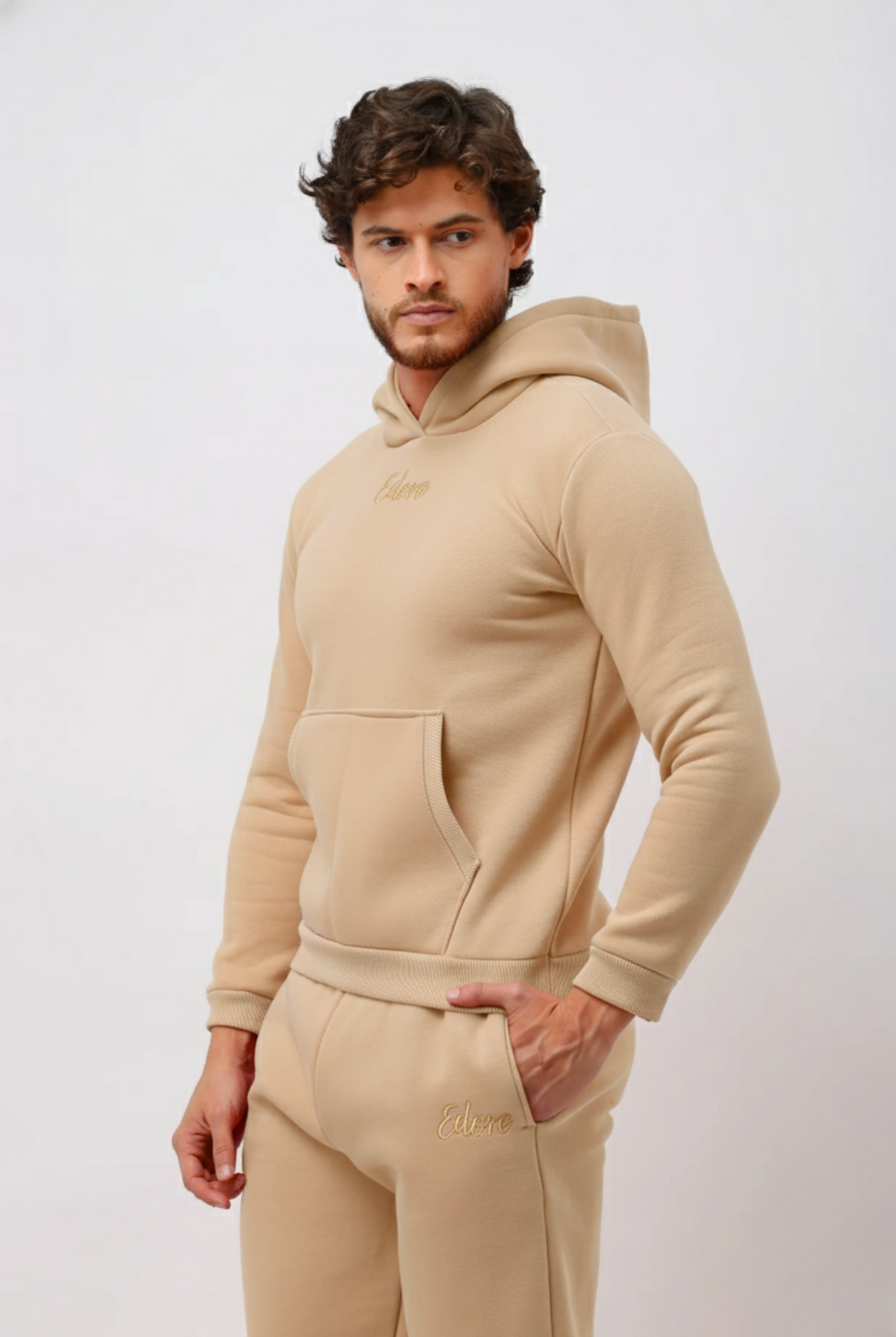 Merrick Men’s Beige Hoodie