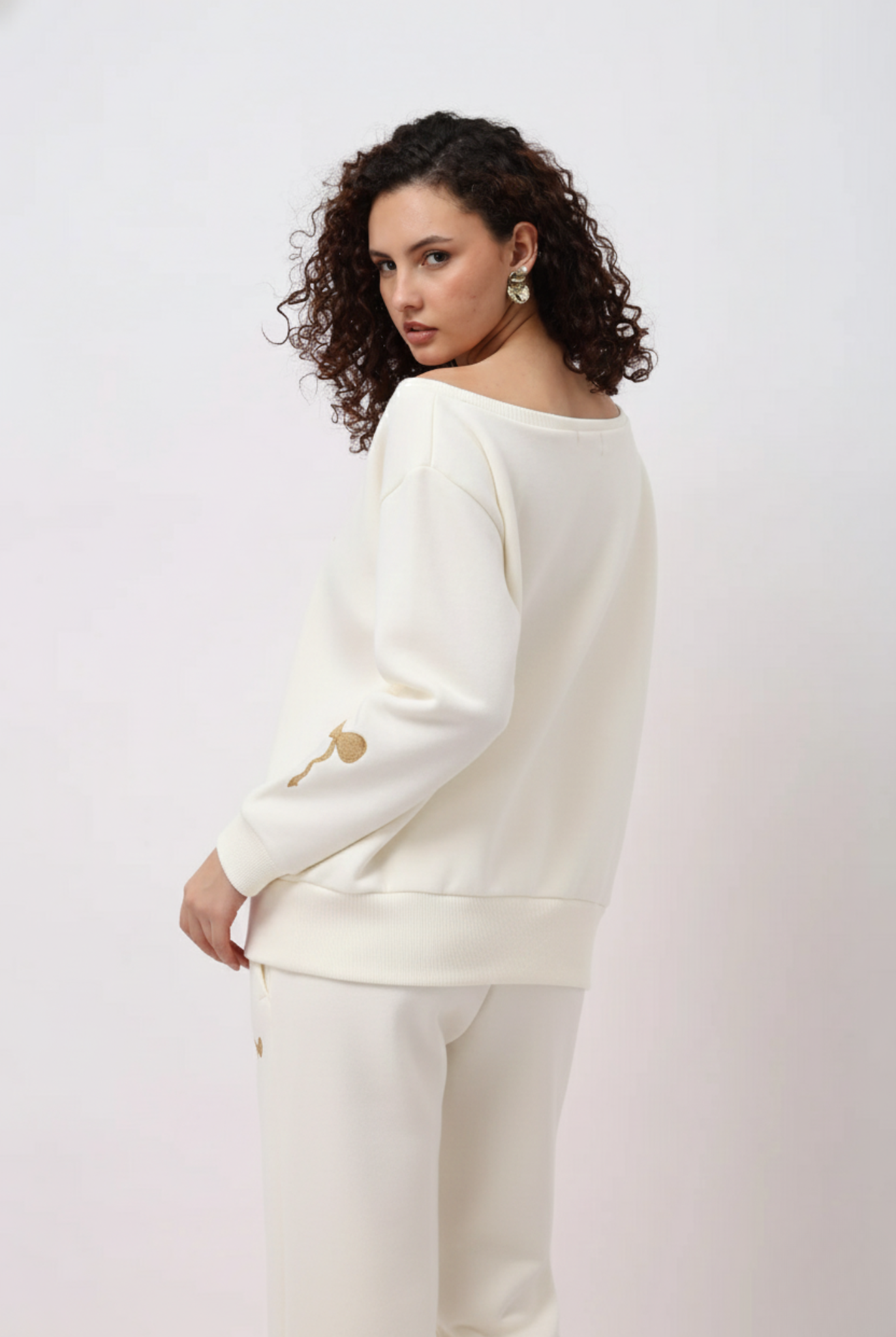 Solin Off White Sweatshirt