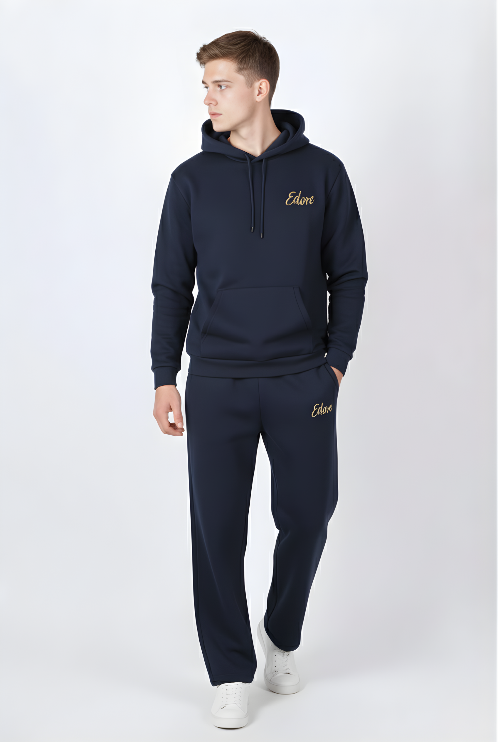 Aaron Men’s Navy Blue Co-ord Set