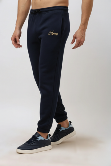 Halo Unisex Navy Blue Joggers