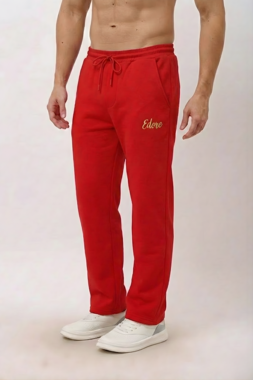 Kaia Men's Red Relaxed Pyjama