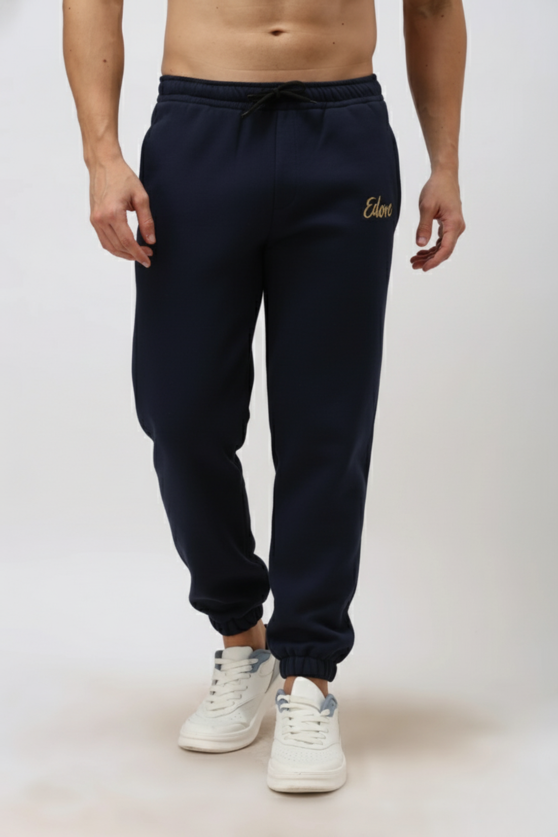 Halo Men's Navy Blue Tapered Pyjama