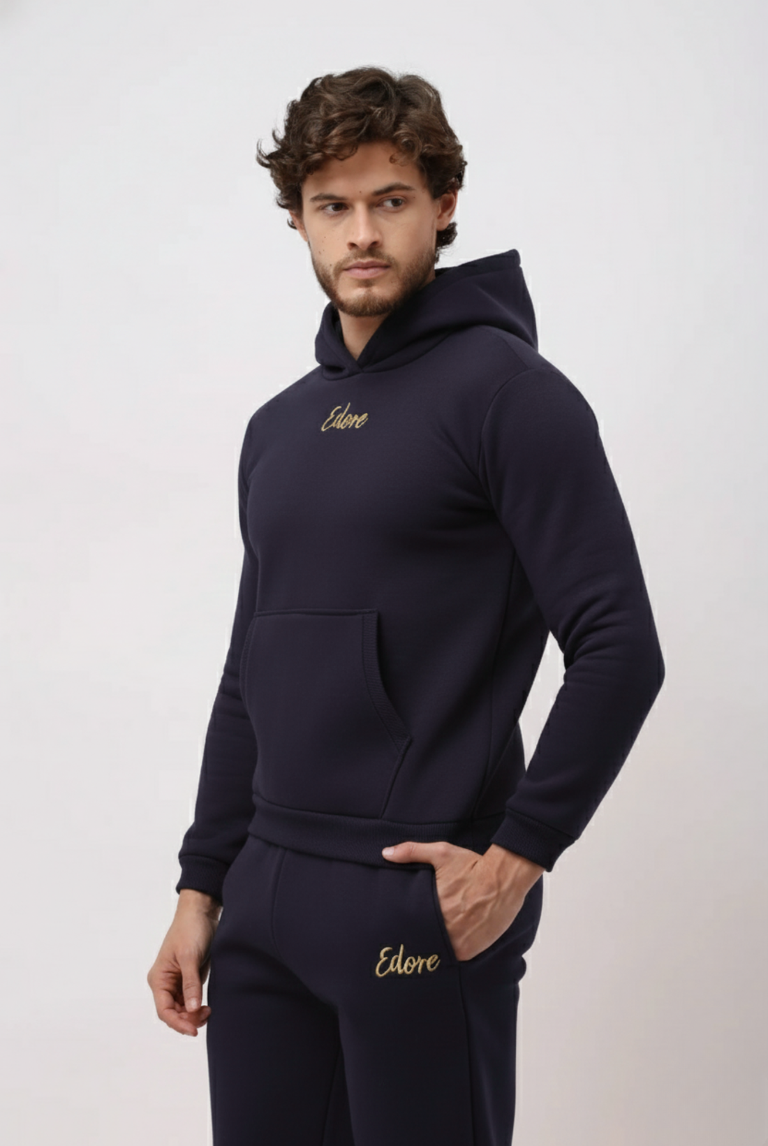 Merrick Men’s Navy Blue Hoodie