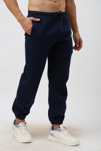Halo Men's Navy Blue Tapered Pyjama