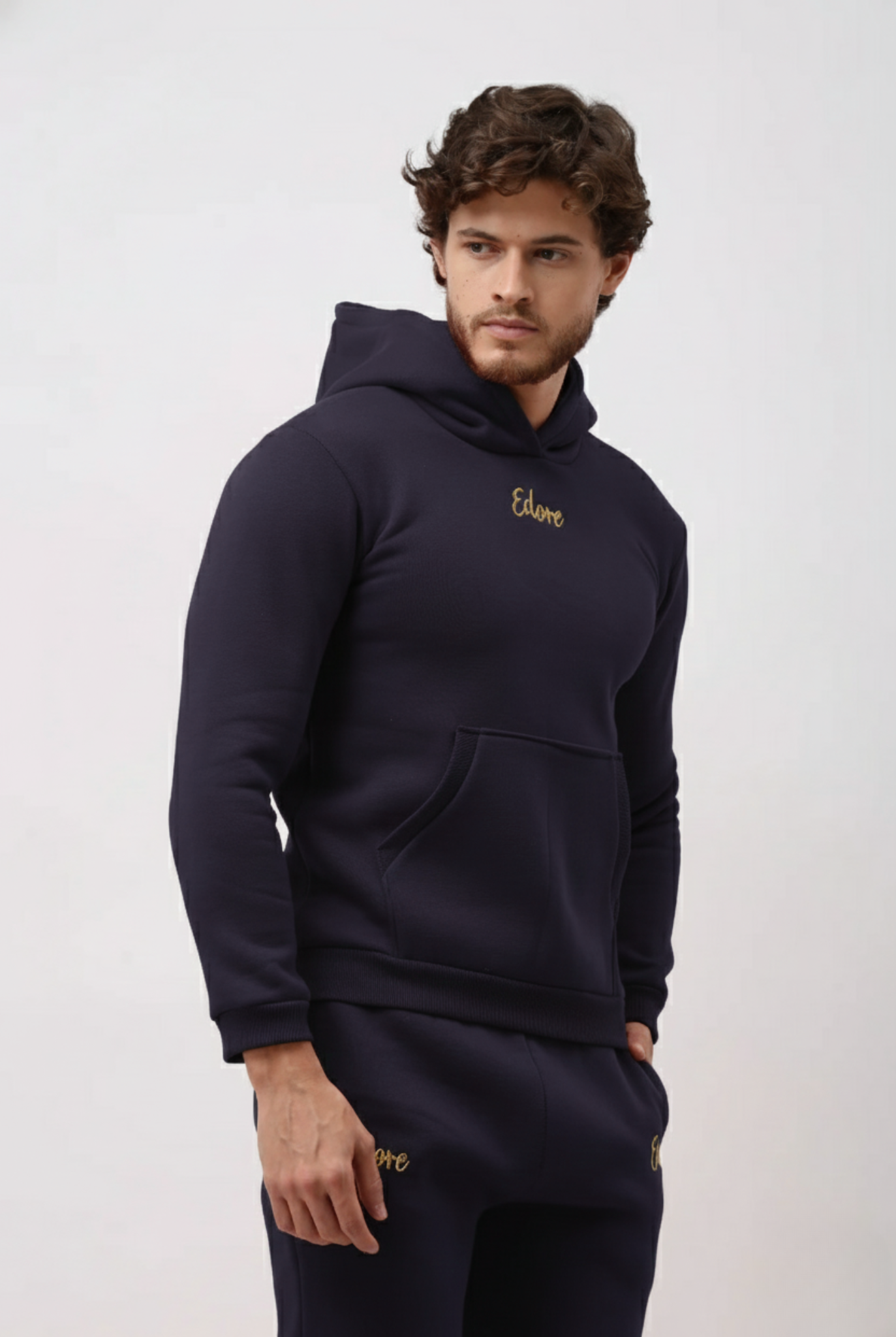 Merrick Men’s Navy Blue Hoodie