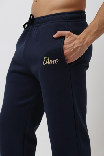 Halo Men's Navy Blue Tapered Pyjama