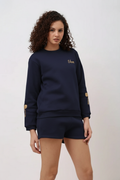 Elenor Navy Blue Co-ord Set