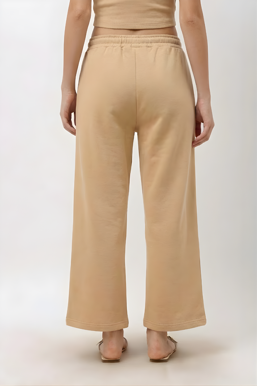 Kaia Women's Beige Relaxed Fit Pyjama