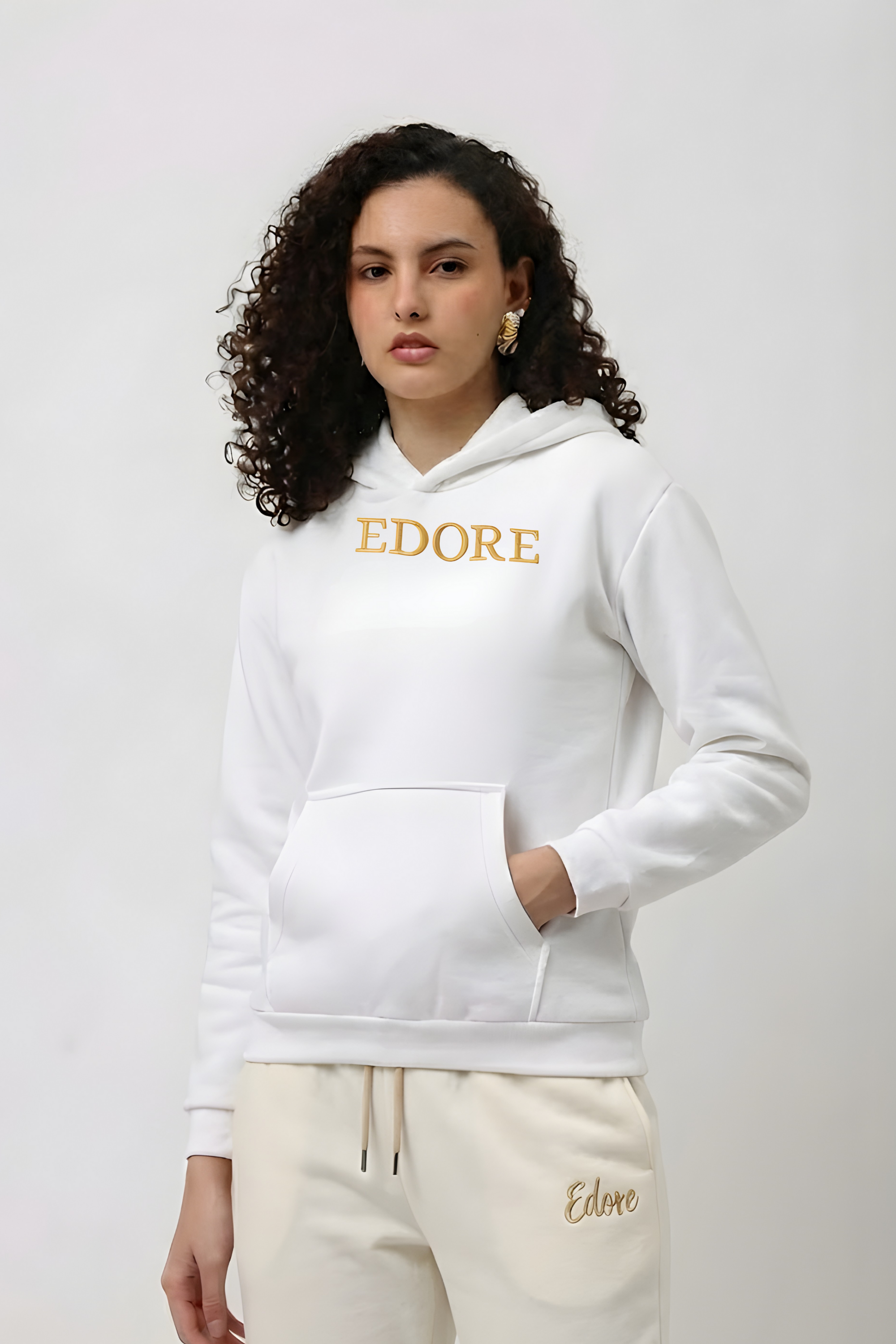 Ellory Women’s White Hoodie