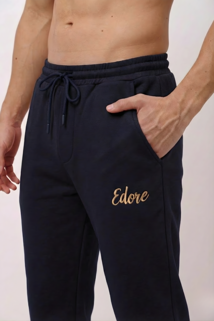 Kaia Men's Navy Blue Relaxed Pyjama