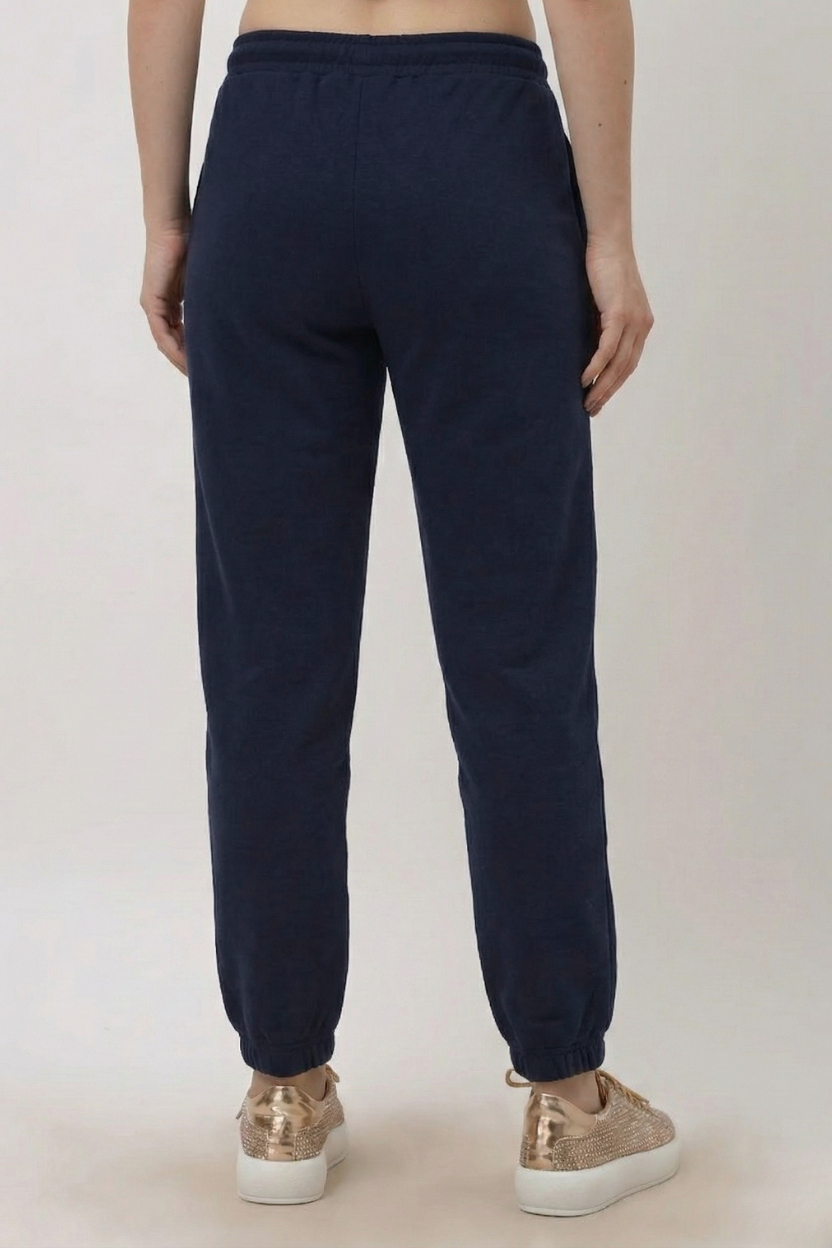 Halo Women's Navy Blue Tapered Pyjama