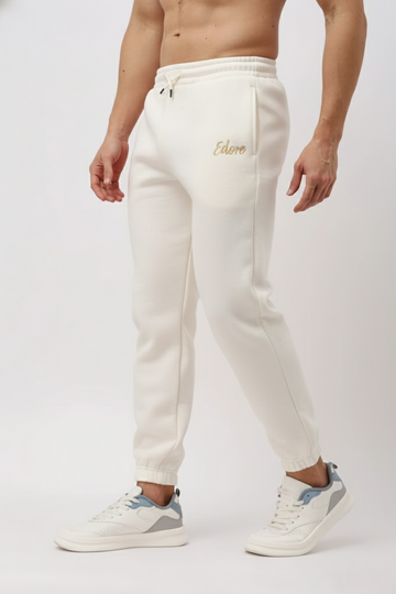 Halo Men's Off White Tapered Pyjama