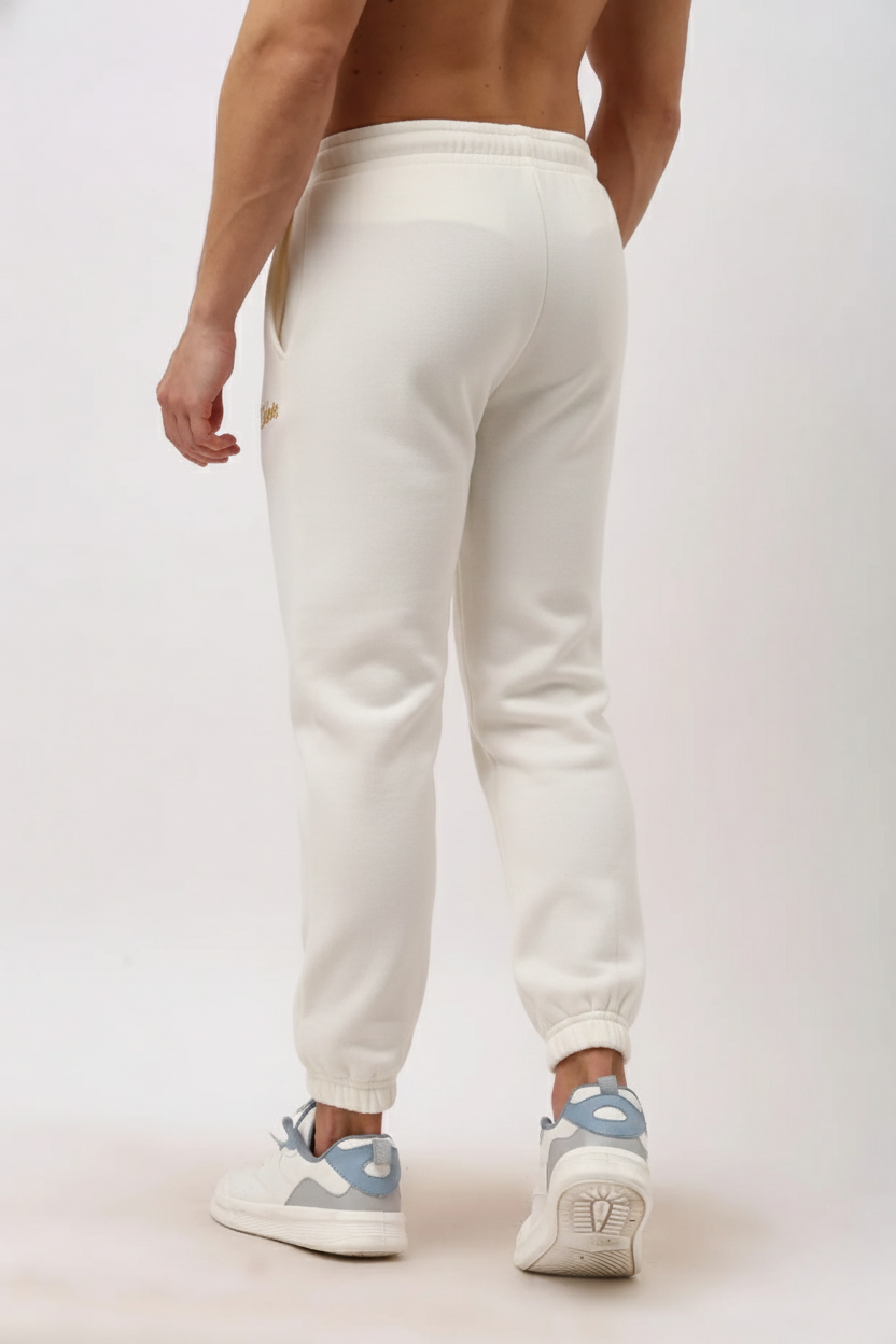 Halo Men's Off White Tapered Pyjama