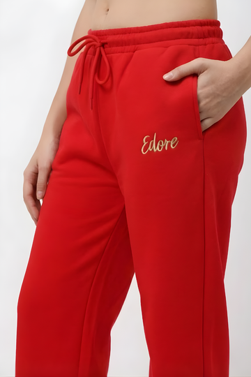 Kaia Women's Red Relaxed Pyjama