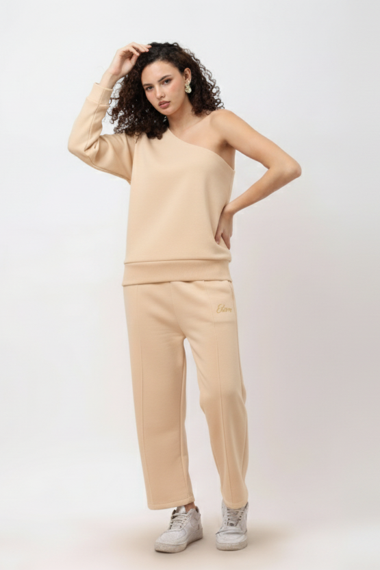 Celen Beige Co-ord Set