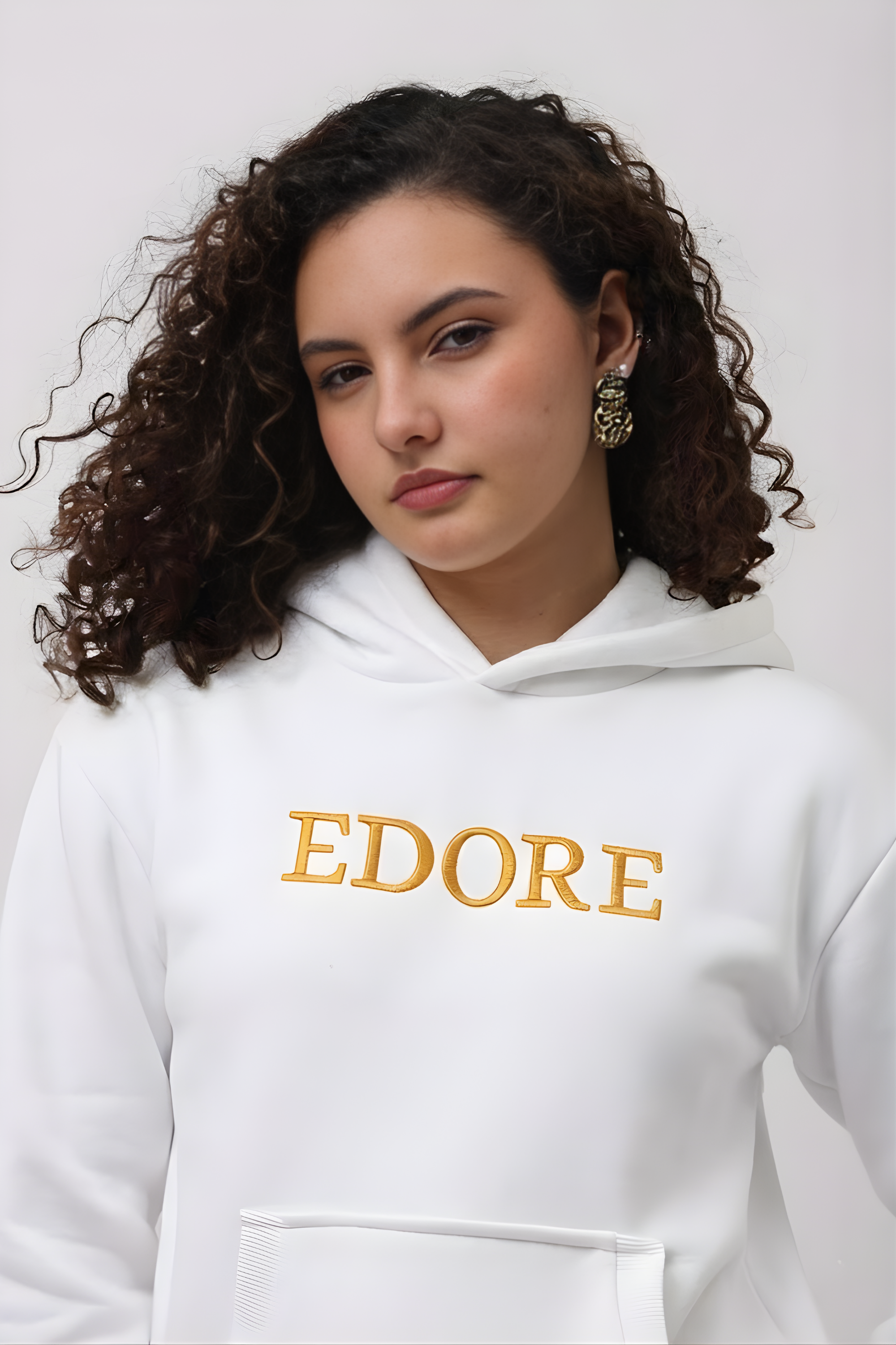 Ellory Women’s White Hoodie
