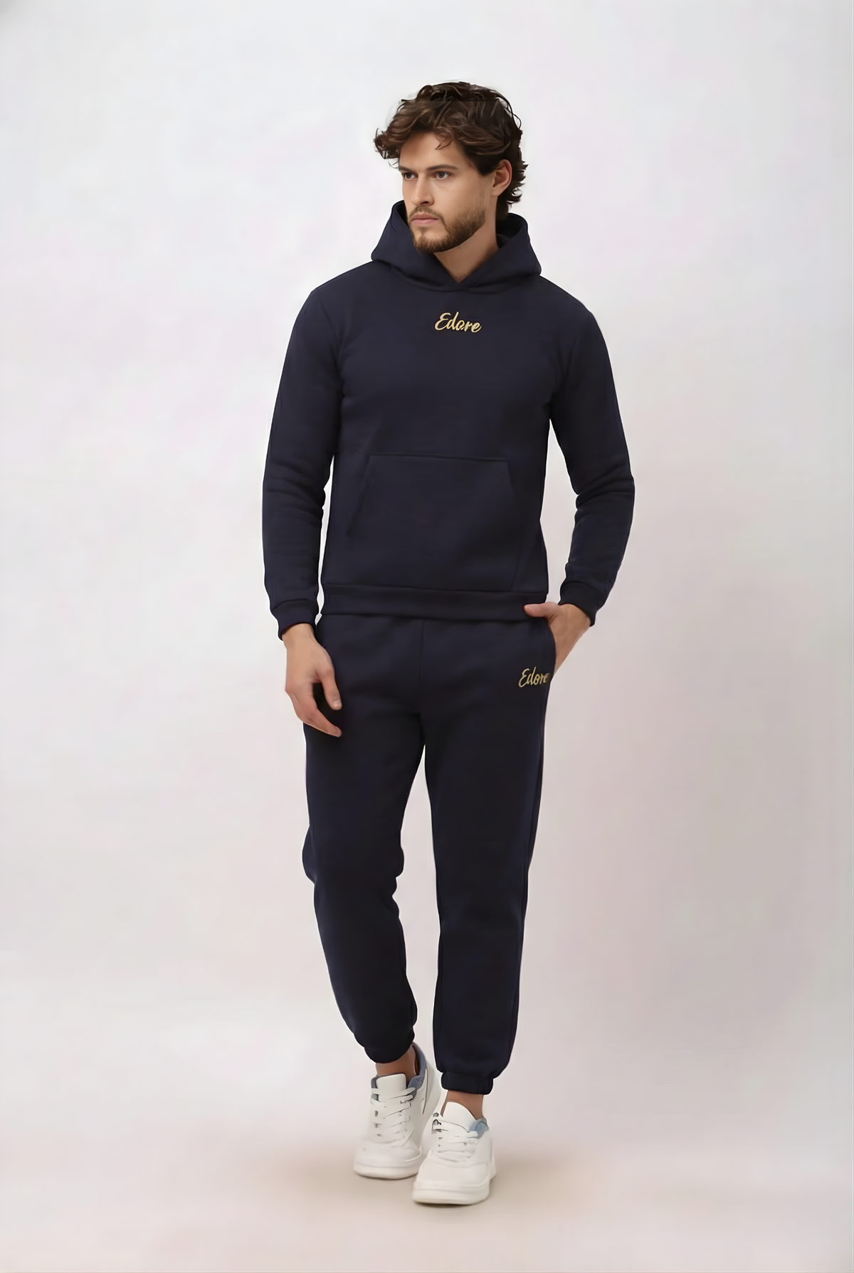 Merrick Men’s Navy Blue Hoodie