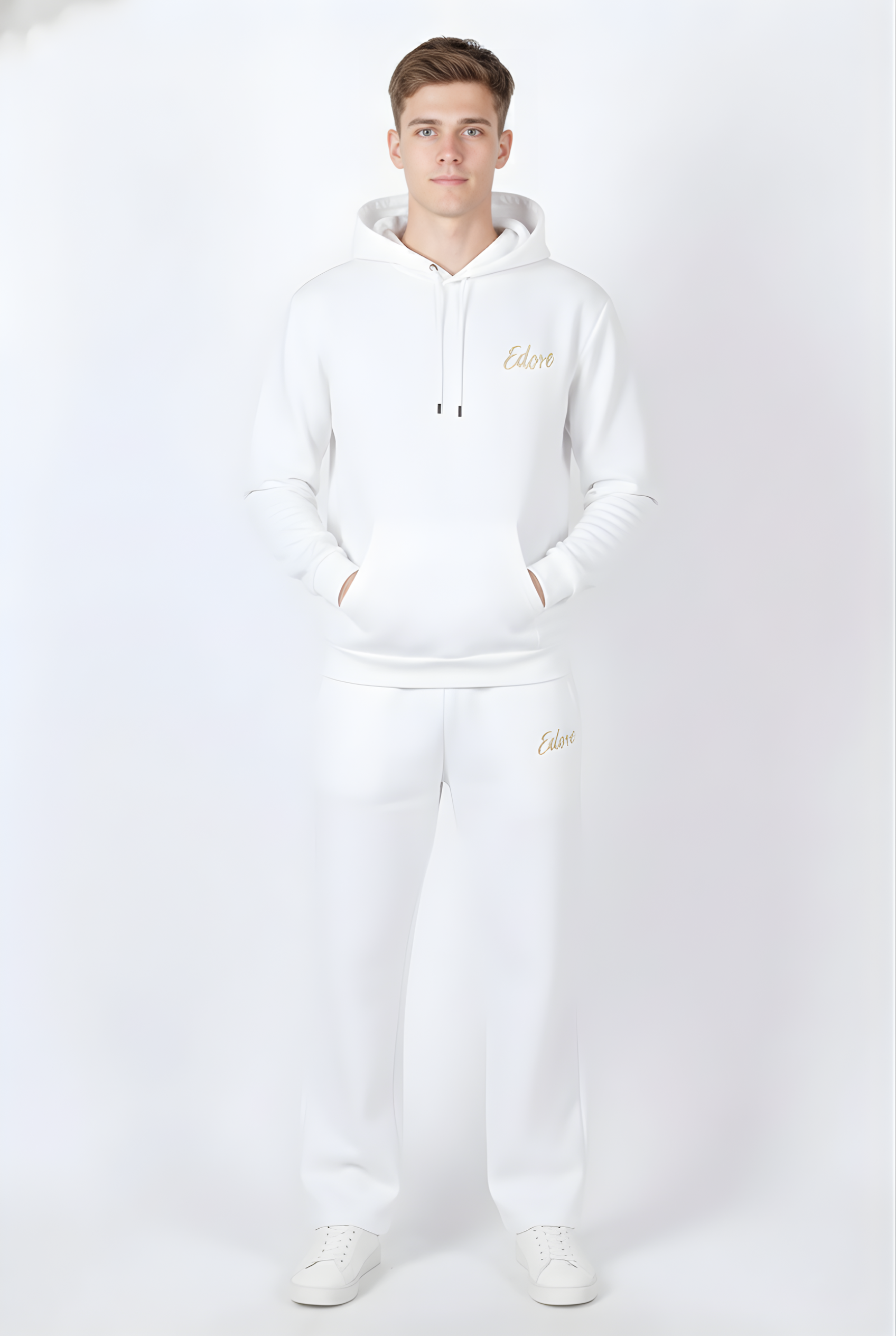 Elric Men’s Off White Hoodie