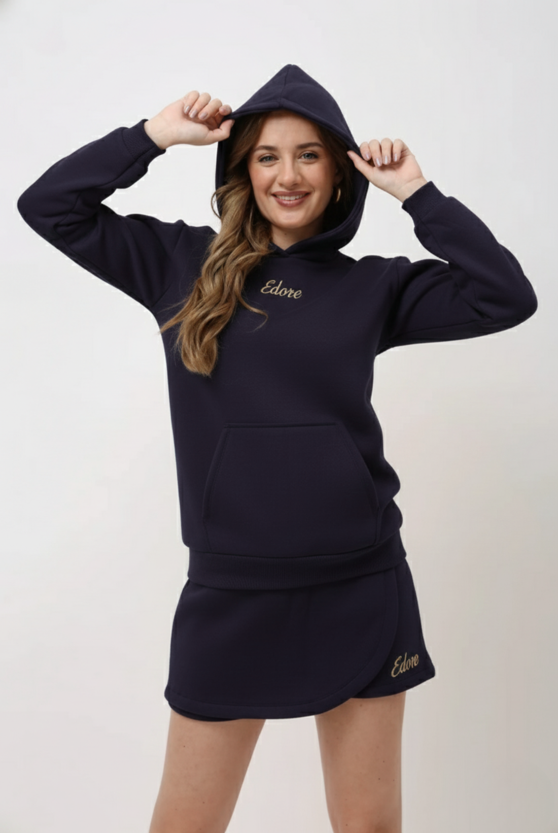 Merrick Women’s Navy Blue Hoodie
