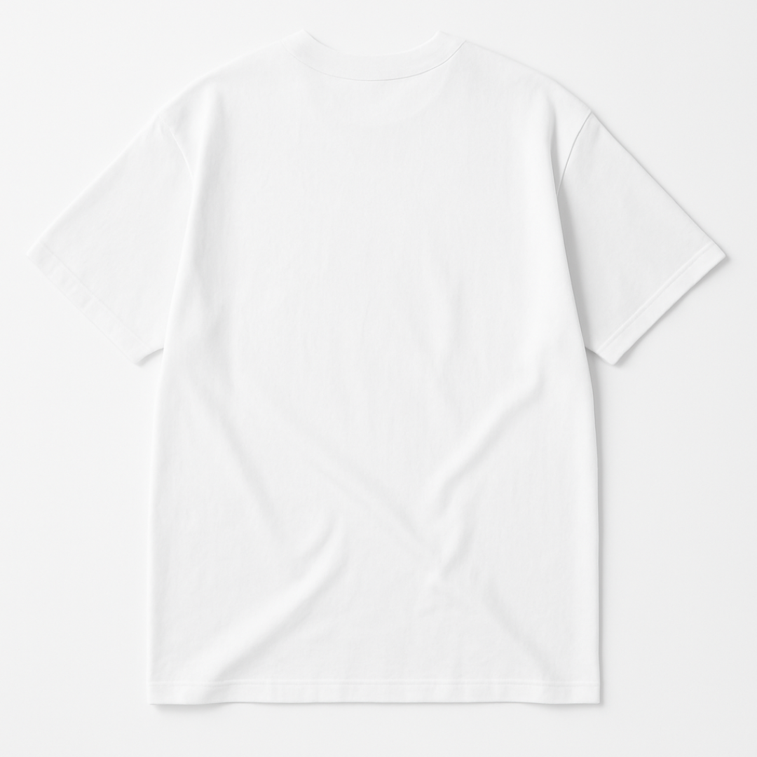 White Noir Signature Unisex Tee by Edore