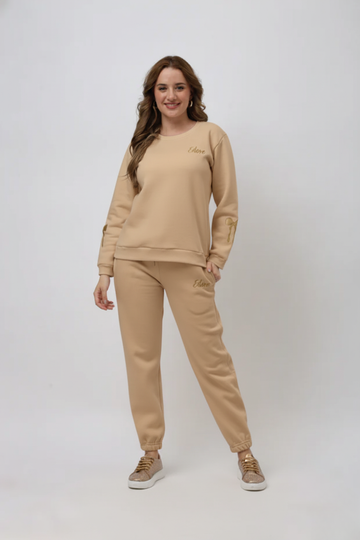Nexel Beige Co-ord Set
