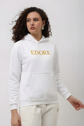 Ellory Women’s White Hoodie