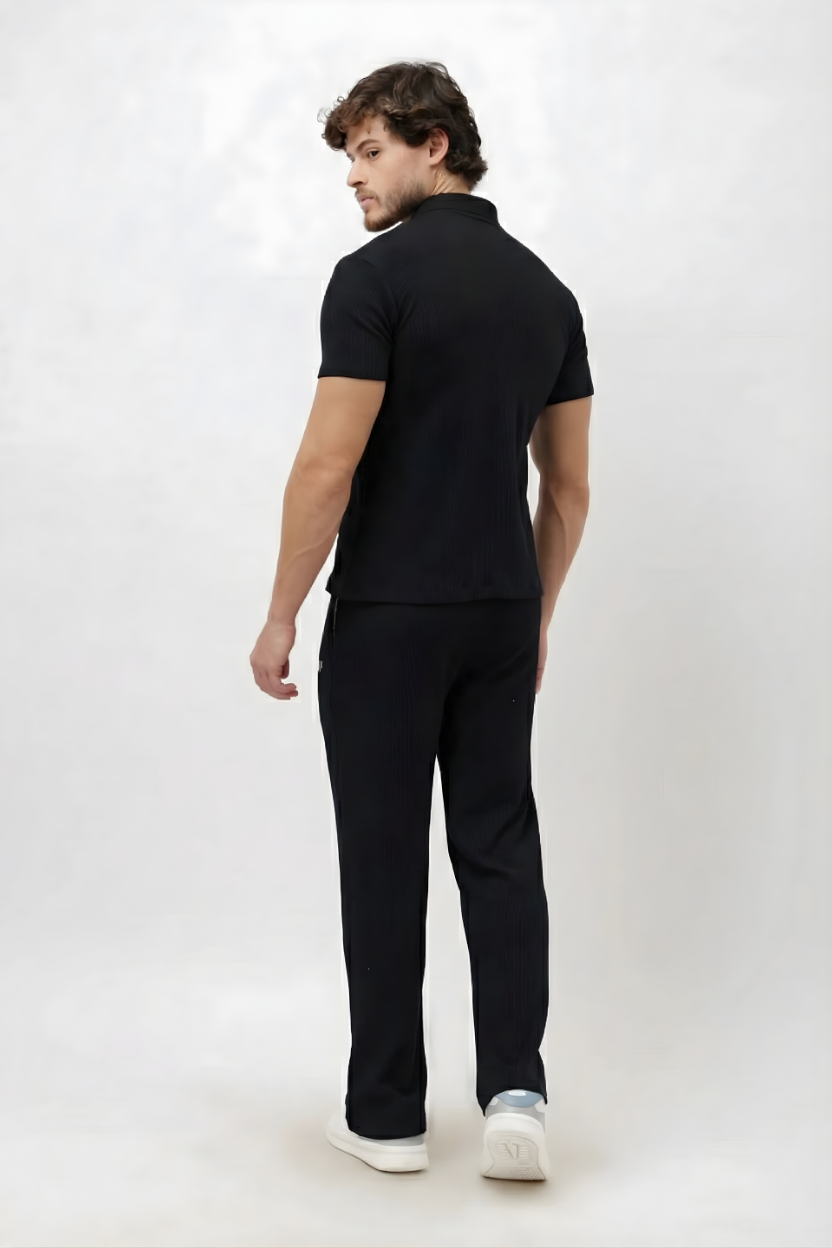 Harrow Men’s Black Pintex Pyjama