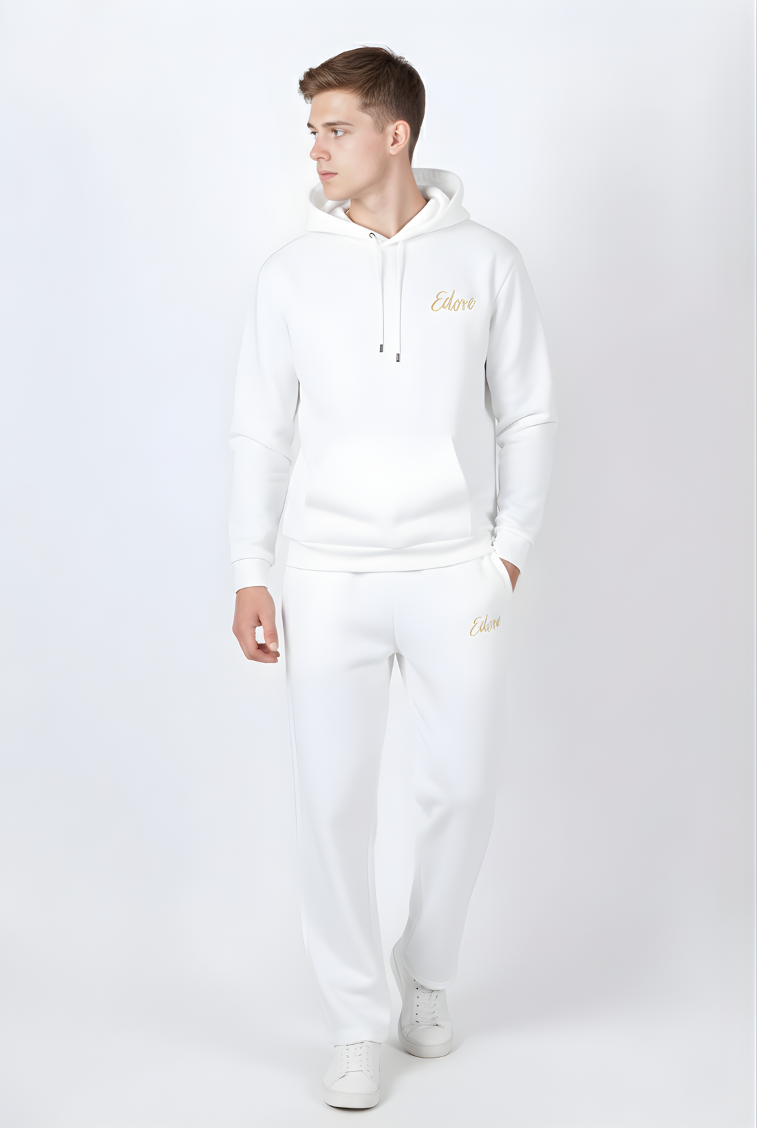 Aaron Men’s Off White Co-ord Set