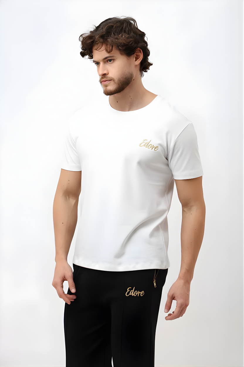 Clarke Men’s White T-Shirt