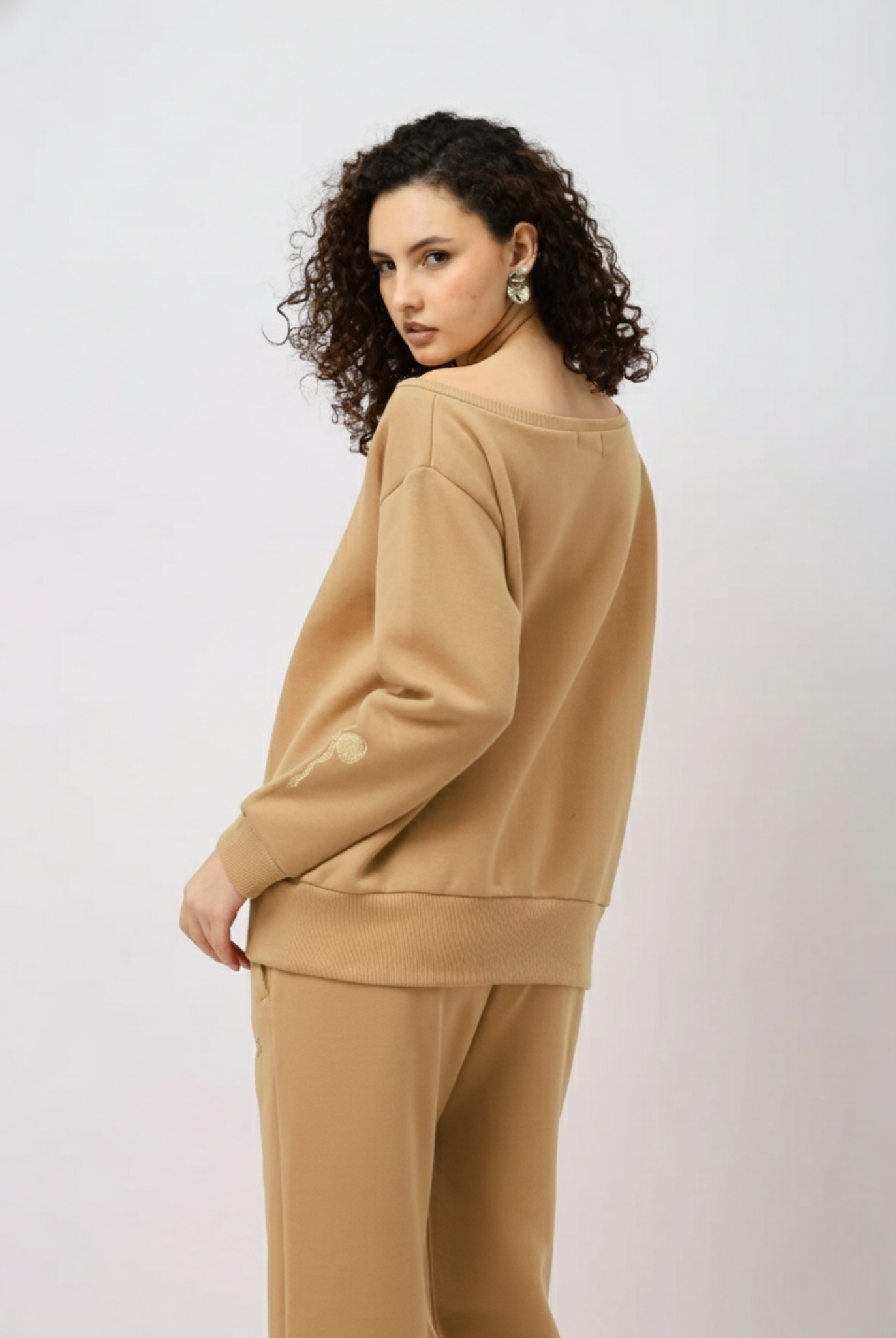Solin Beige Sweatshirt