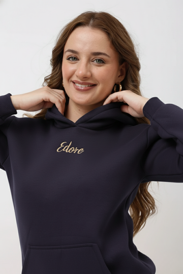 Merrick Women’s Navy Blue Hoodie