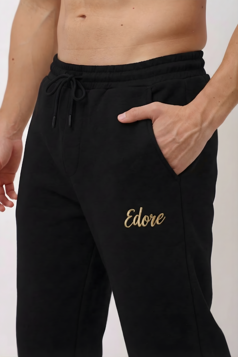 Kaia Men's Black Relaxed Pyjama