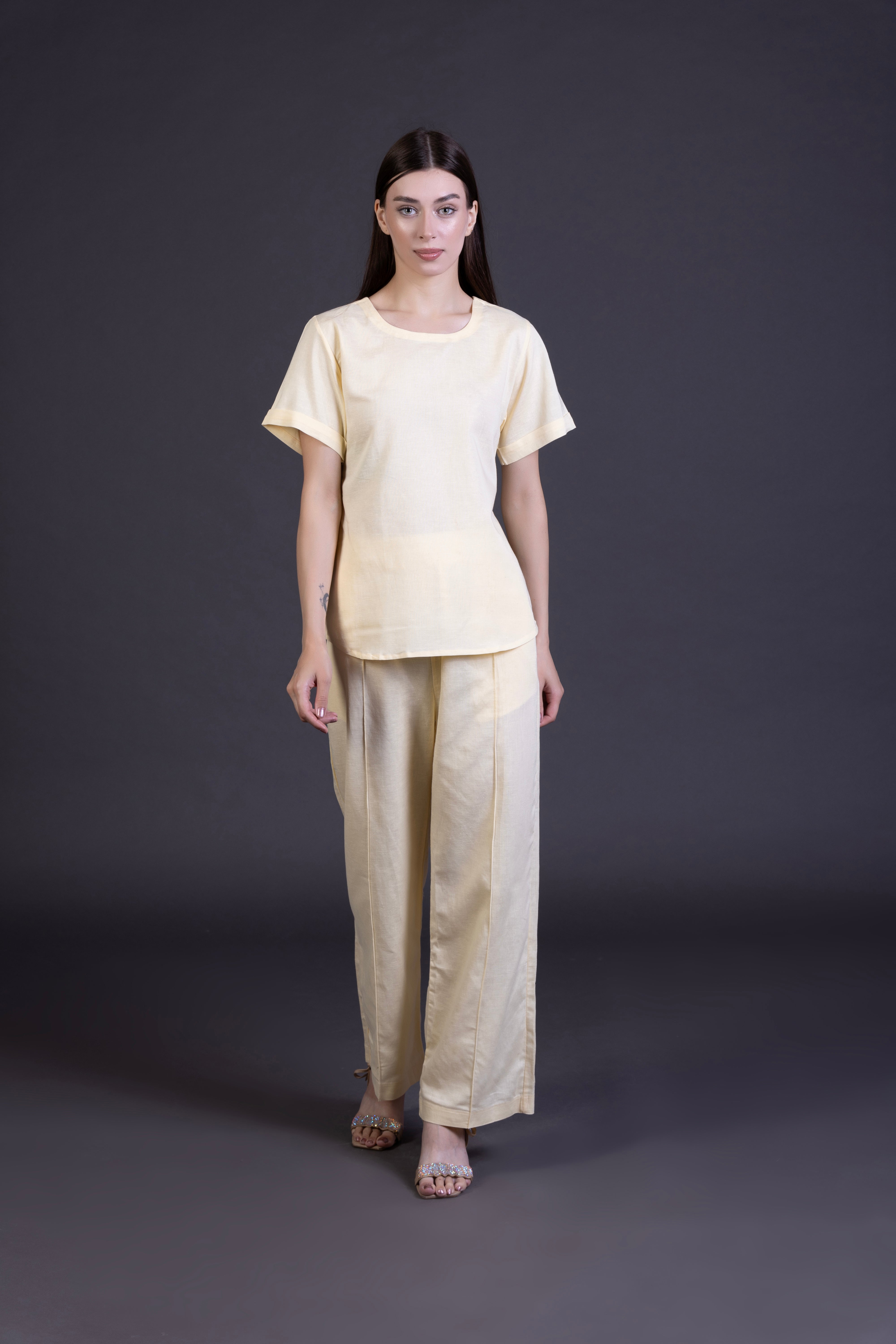 Solène Linen Co-ord Set