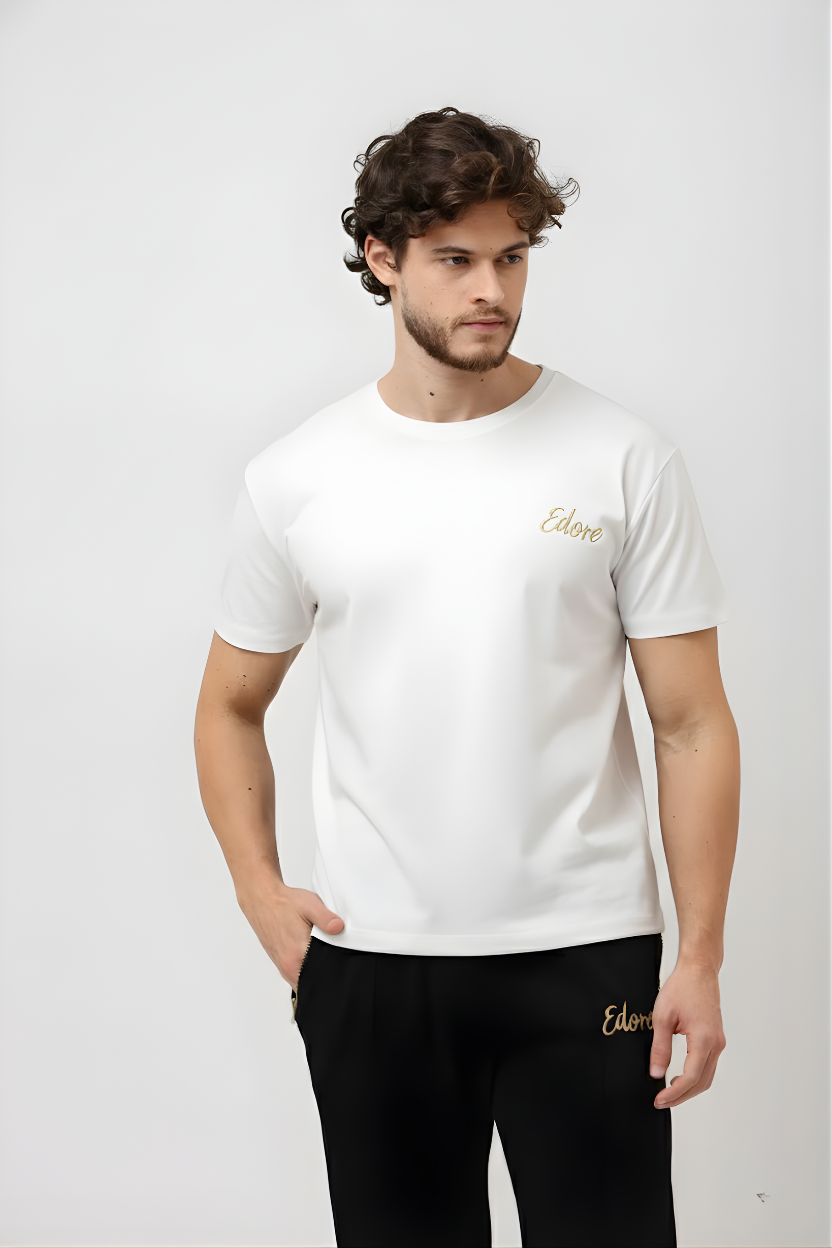 Clarke Men’s White T-Shirt