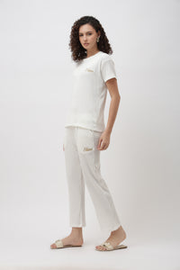 Edris White Co-ord Set