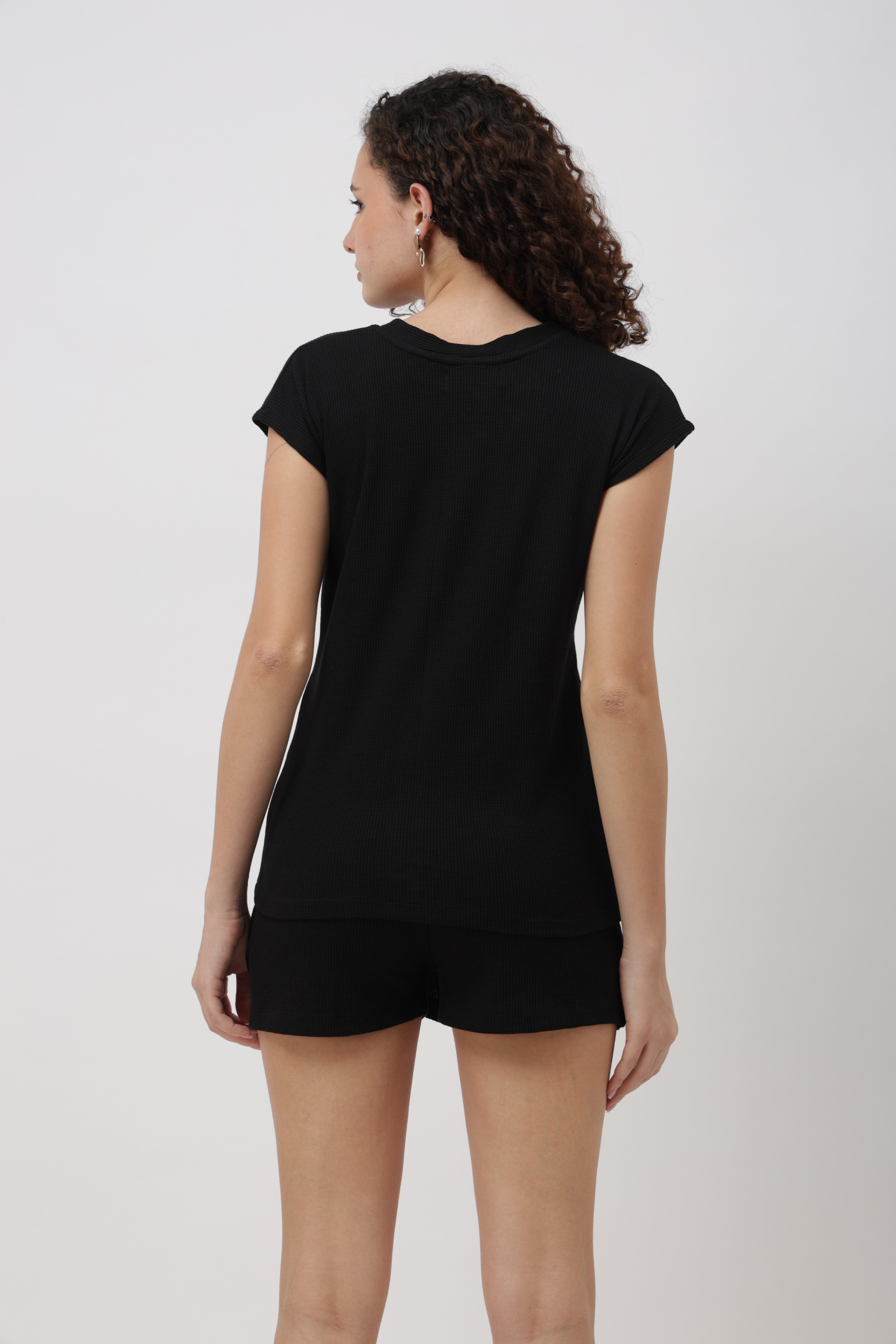 Oryn Black Short Sleeve Crew T-Shirt