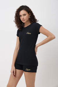 Alira Navy Blue Co-ord Set
