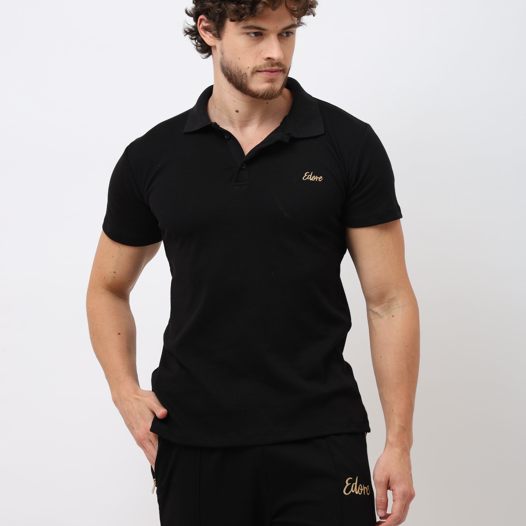 Ryse Unisex Black Polo T-Shirt
