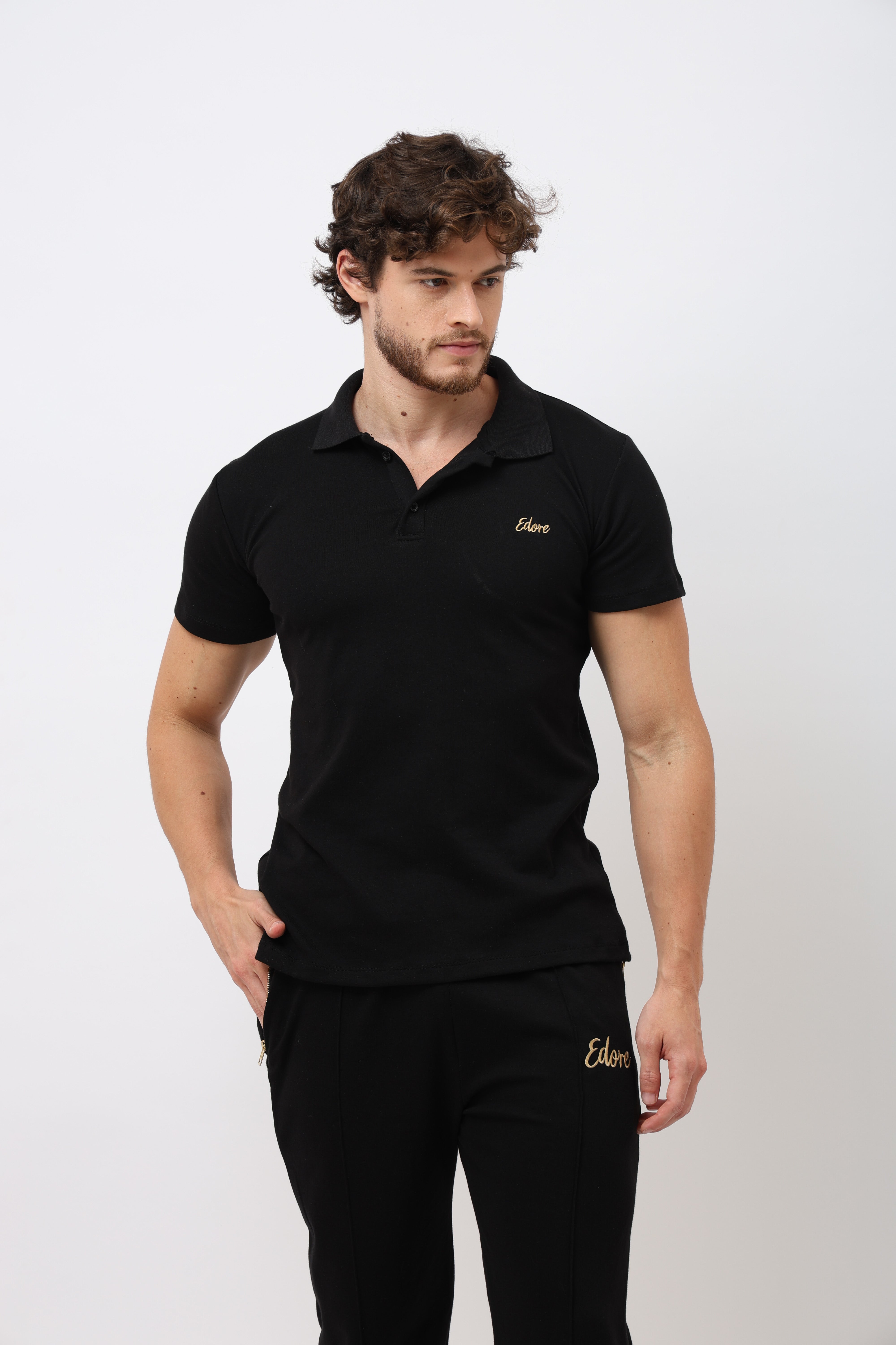 Ryse Unisex Black Polo T-Shirt