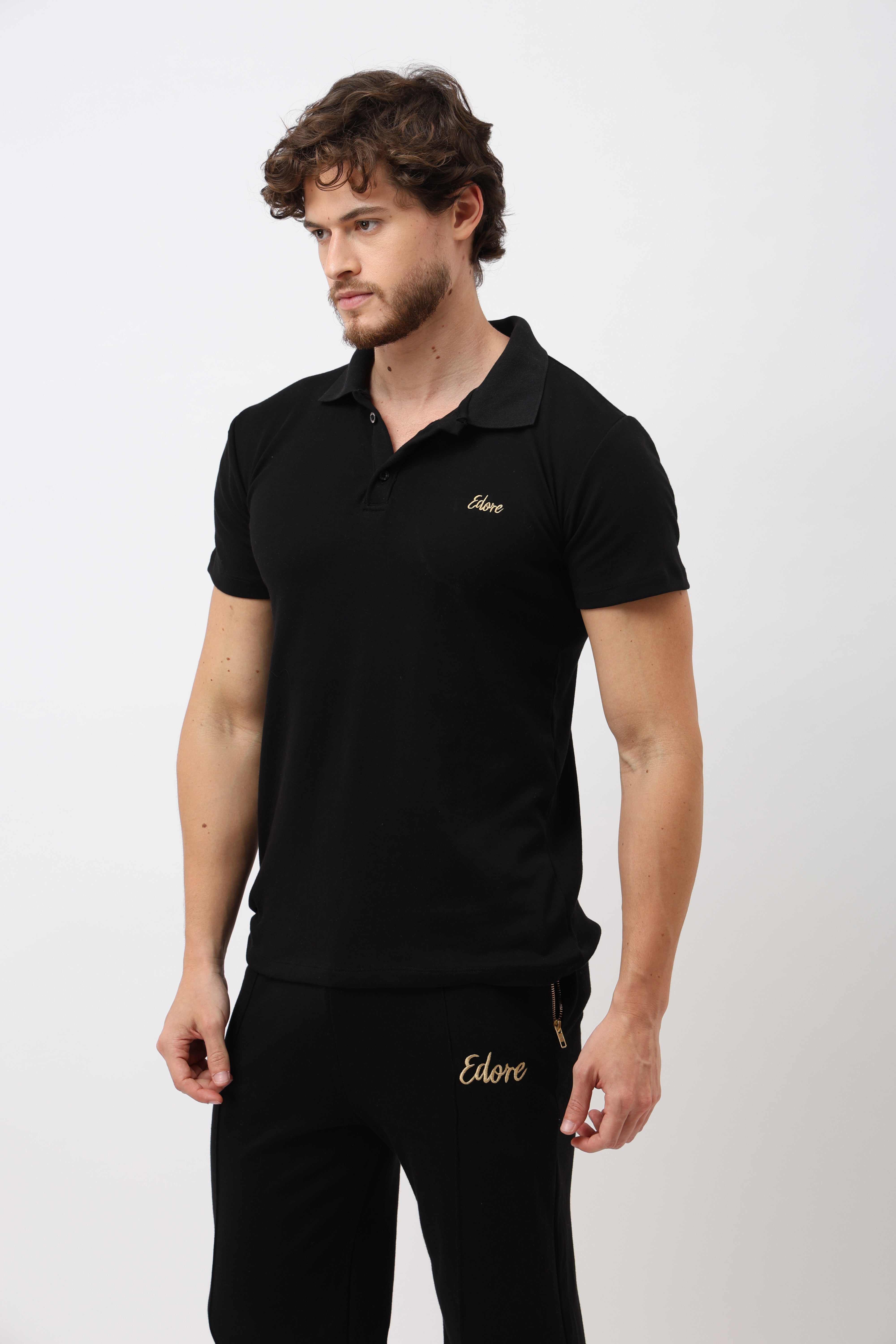 Ryse Unisex Black Polo T-Shirt