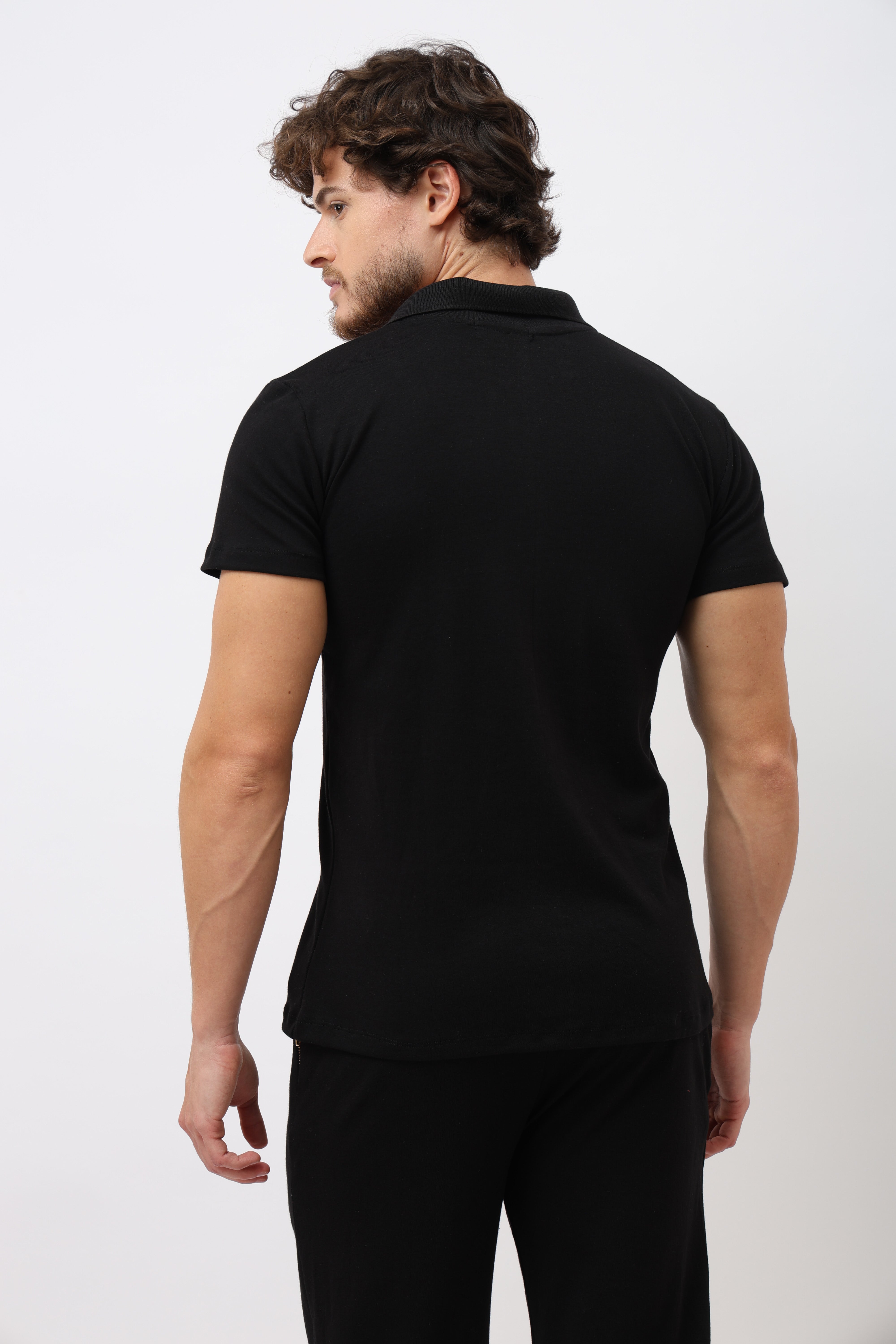 Ryse Unisex Black Polo T-Shirt