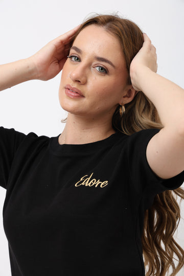 Olen Unisex Black T-Shirt