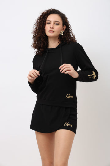 Evania Black Co-ord Set