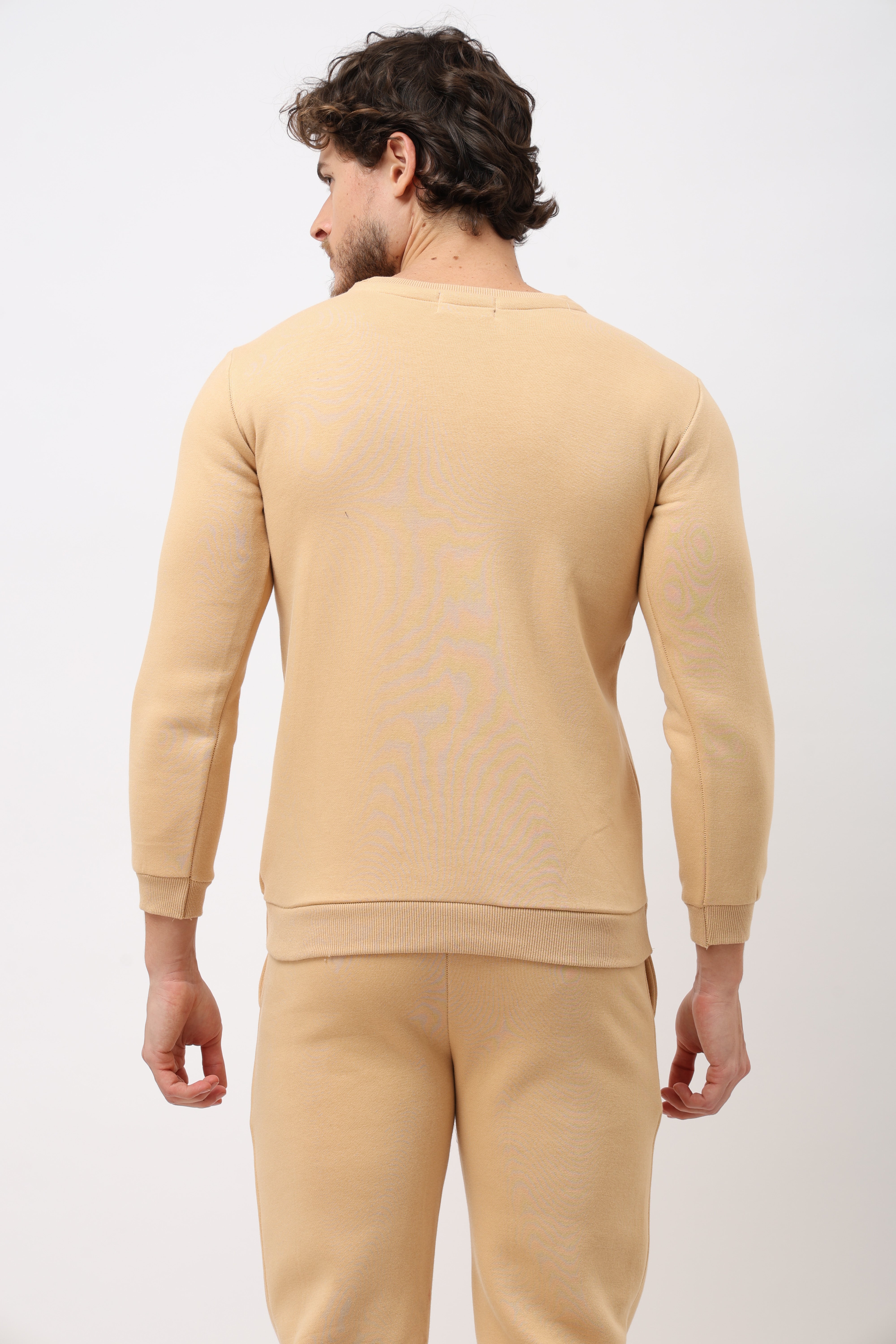 Eron Unisex Beige Sweatshirt