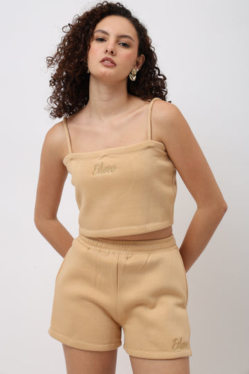 Erene Beige Co-ord Set