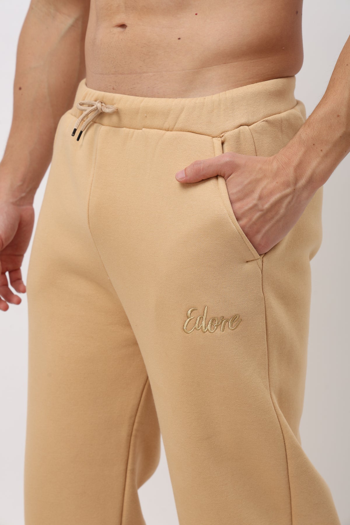 Kaia Men's Beige Relaxed Pyjama