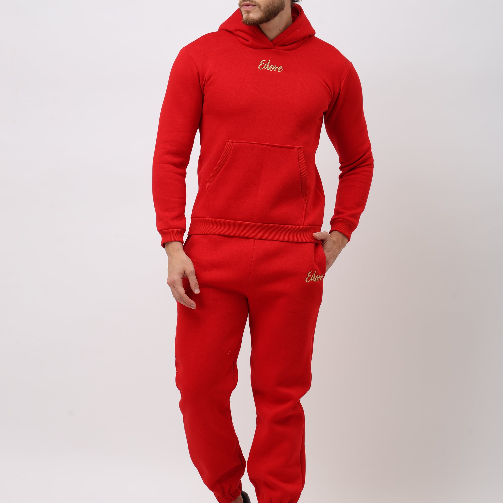 Ruen Red Unisex Co-ord Set