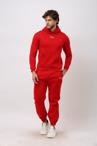 Halo Men's Red Tapered Pyjama