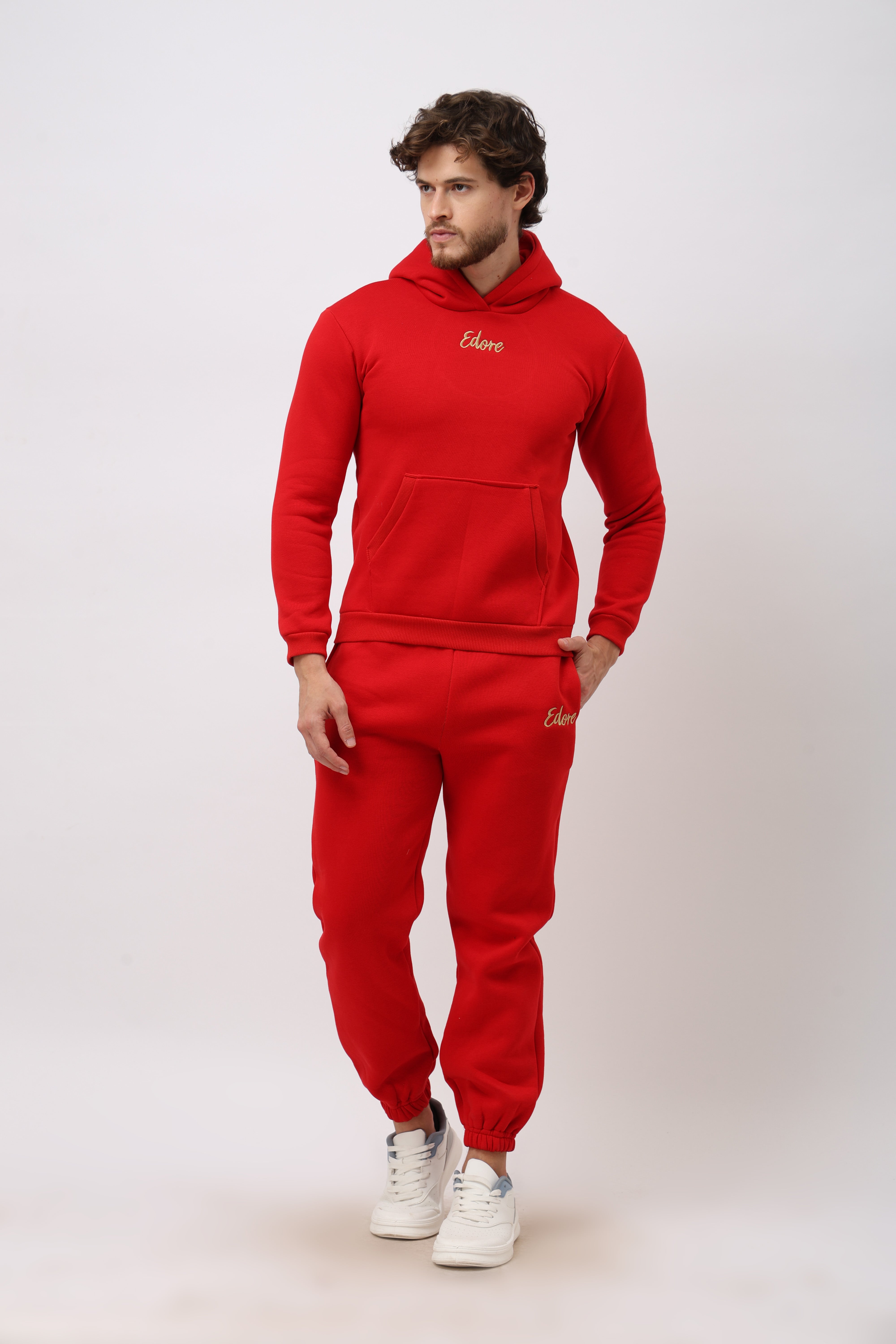 Ruen Red Unisex Co-ord Set